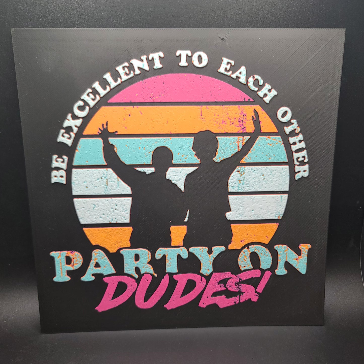 Party On Dudes Hueforge Wall Art