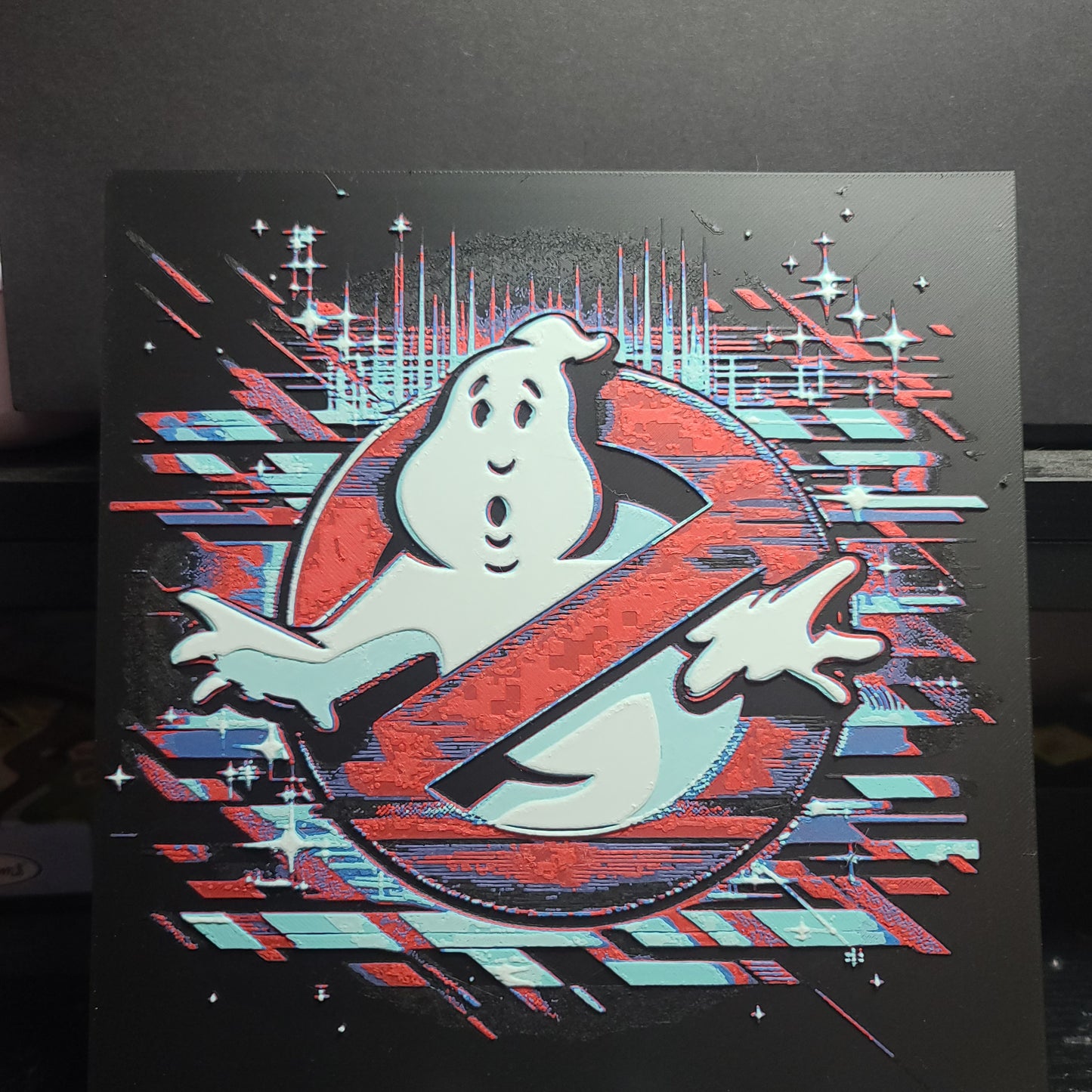 Ghostbusters Inspired Hueforge Wall Art