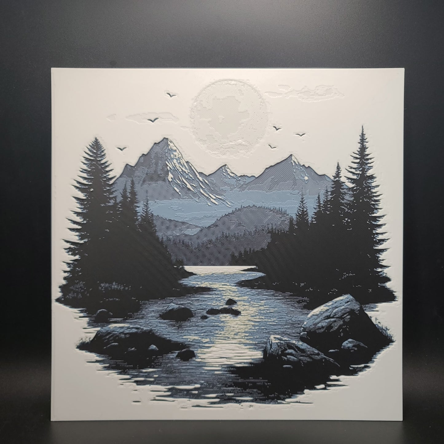 Nature...3D Printed HueForge Scenic Display