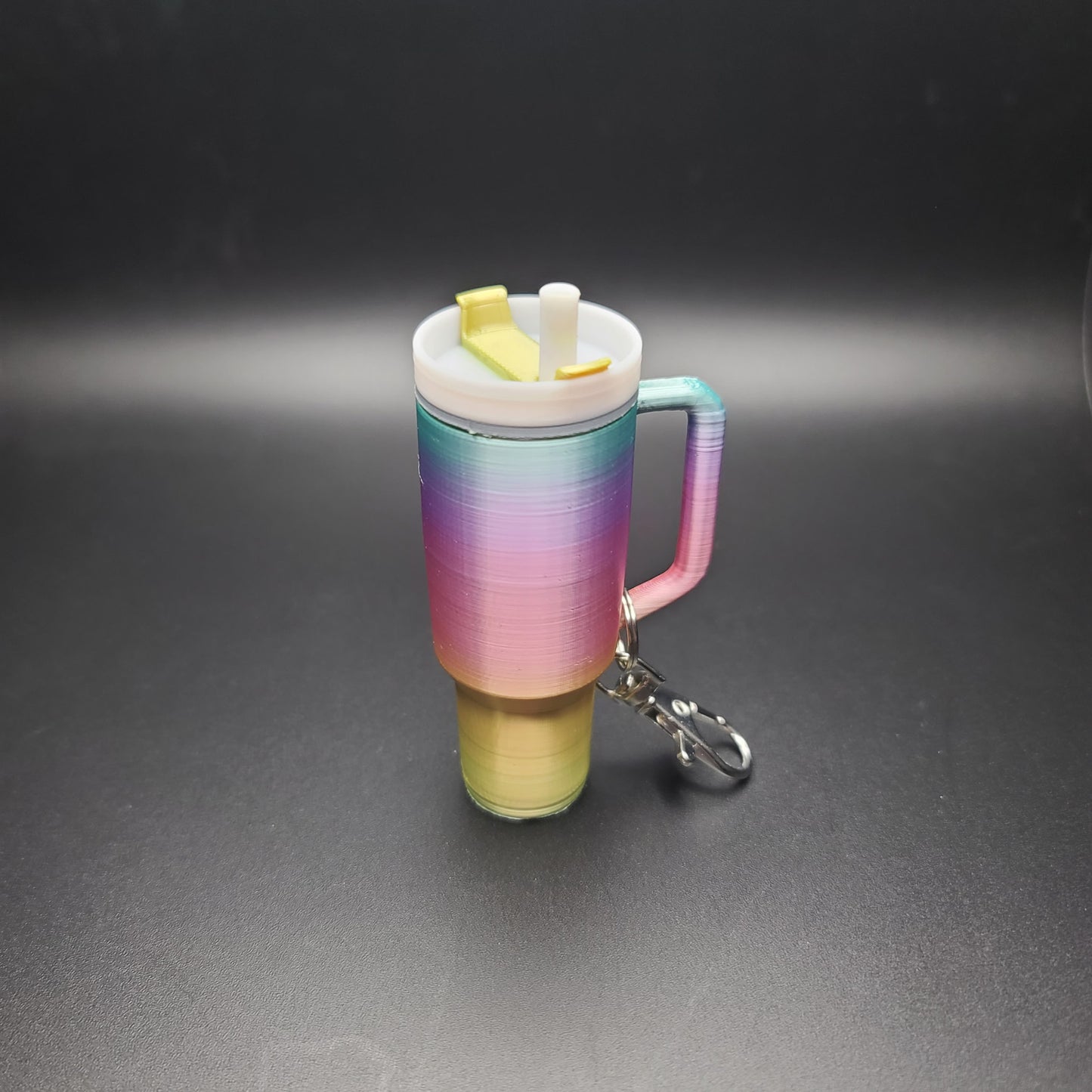 “Sippin' Smooth” – 3D Printed Tumbler Cup Shaped Chapstick Holder Keychain