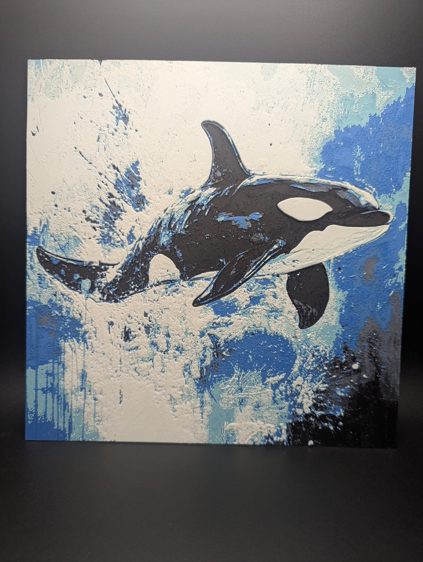 Orca Whale Hueforge Wall Art