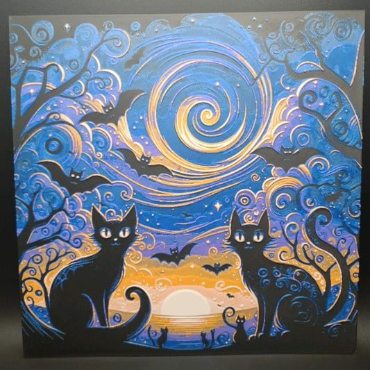 Spooky Cats Hueforge Wall Art