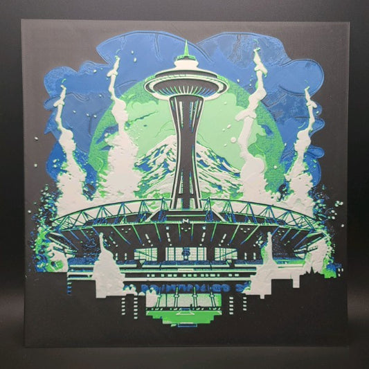 Spirit of Seattle Hueforge Wall Art