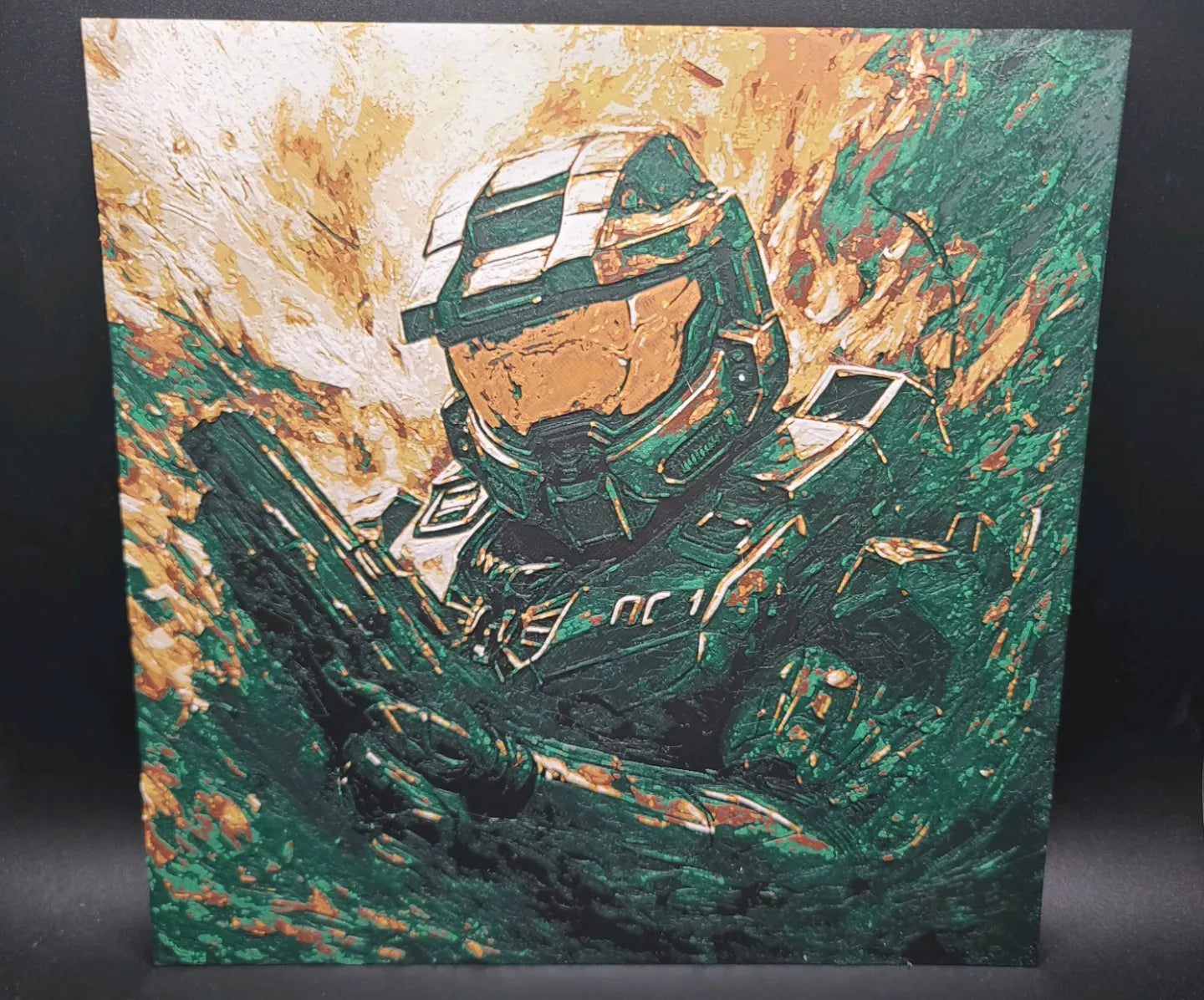 Master Chief Hueforge Wall Art