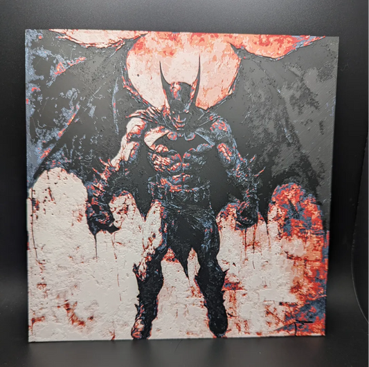 Demon Batman Hueforge Wall Art