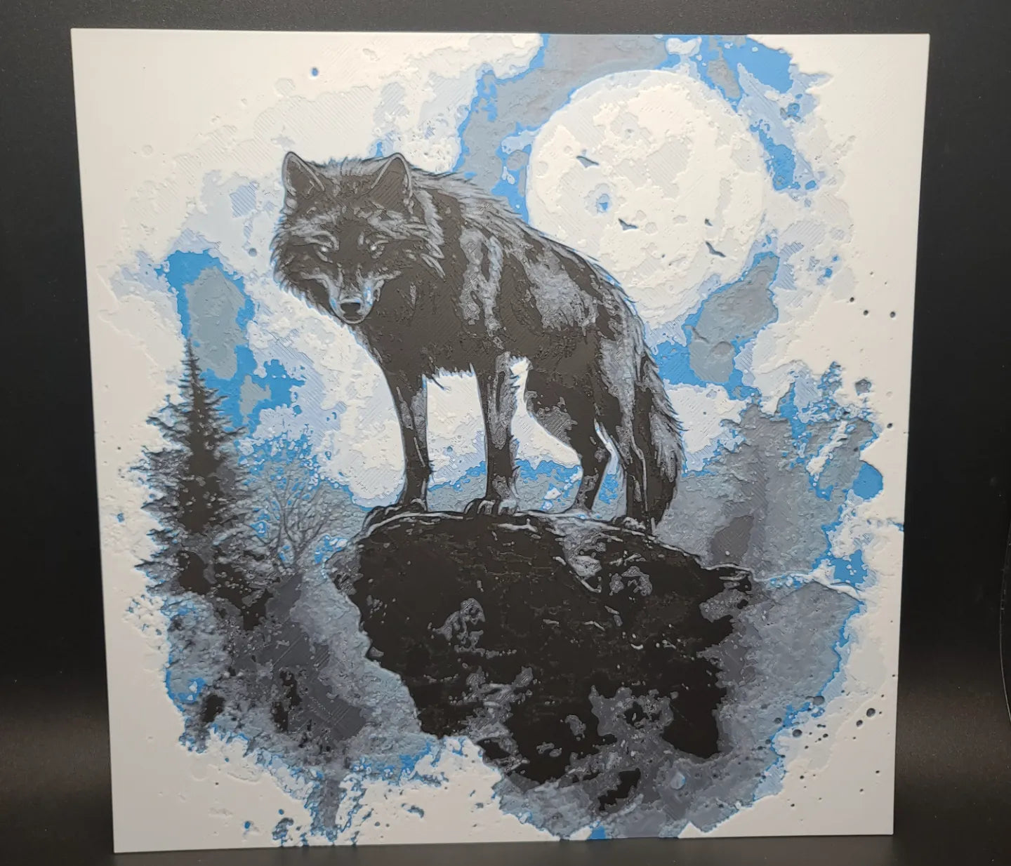 Wolf Hueforge Wall Art