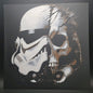 Stormtrooper Skull Hueforge Wall Art