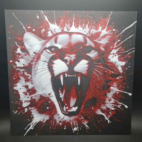 Cougars Hueforge Wall Art