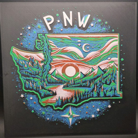 PNW Hueforge Wall Art