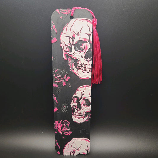 Skull and Rose 3d Printed Bookmarks