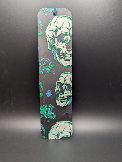 Skull and Rose 3d Printed Bookmarks