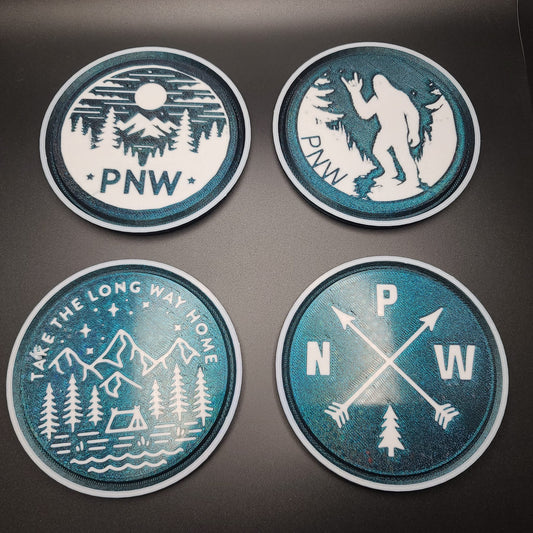 PNW Inspired Coasters