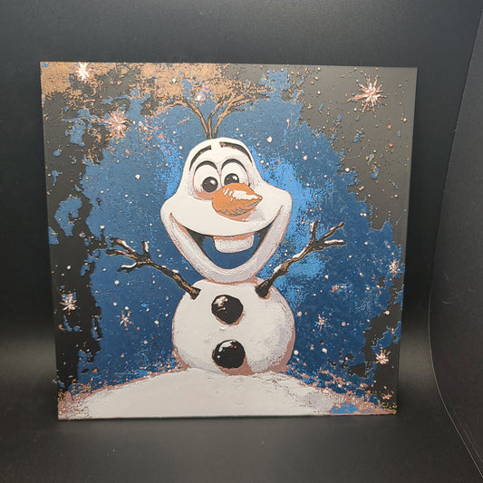 Mildly Melting, Wildly Adorable – 3D Printed HueForge Snowman Wall Art