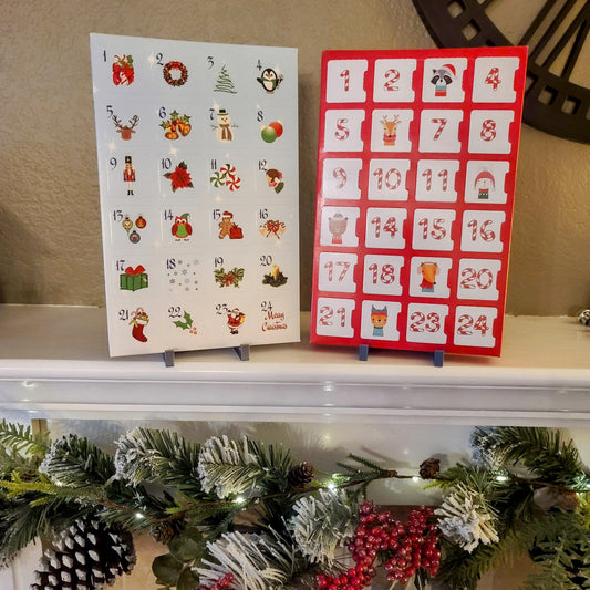 Advent Calendar with 3D printed animals