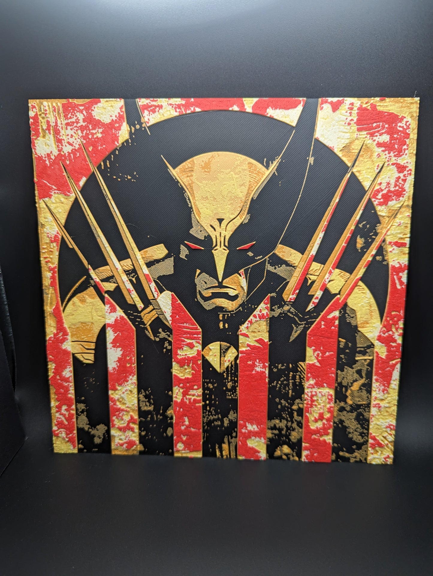 Wolverine Inspired Hueforge Wall Art