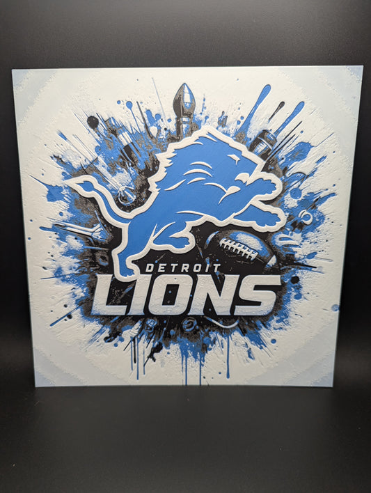 Lions Hueforge Wall Art