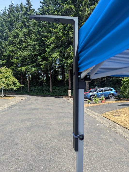 L Bracket for Canopy Tent Sign with Extensions
