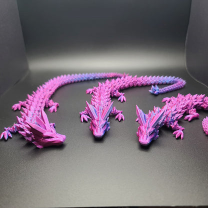 3D Printed Articulated Dragons