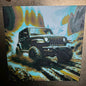 Jeep Off Road Hueforge Wall Art