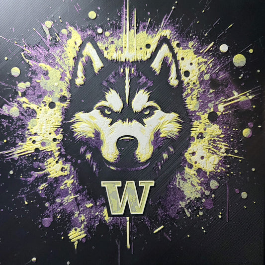 Husky Hueforge Wall Art