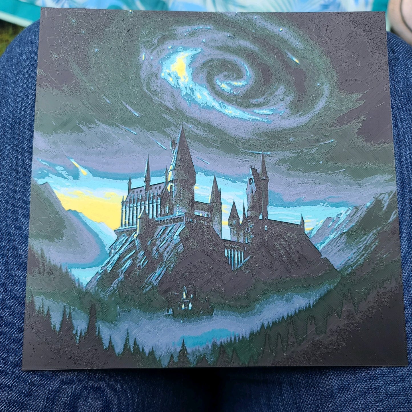 Hogwarts Hueforge Wall Art